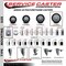 Service Caster Cooking Performance 369CASTER4 5'' Replacement Caster Set with Brakes, 4PK COO-SCC-20S514-PPUB-BLK-TPU1-2-TLB-2 - alternate 6